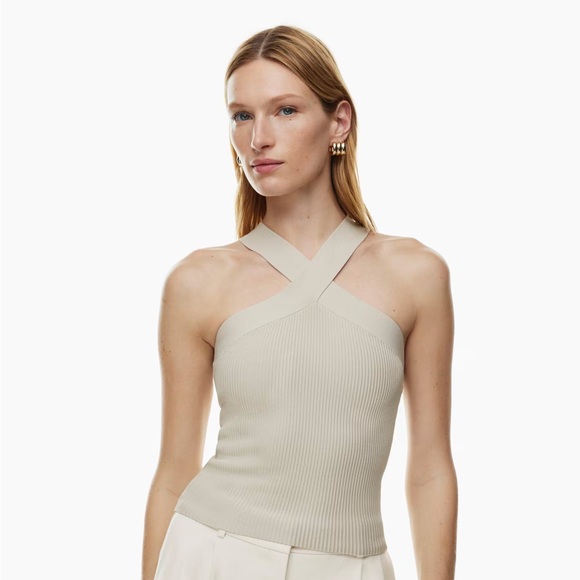 Sculpt Knit Criss Cross Tank - Picture 3 of 4